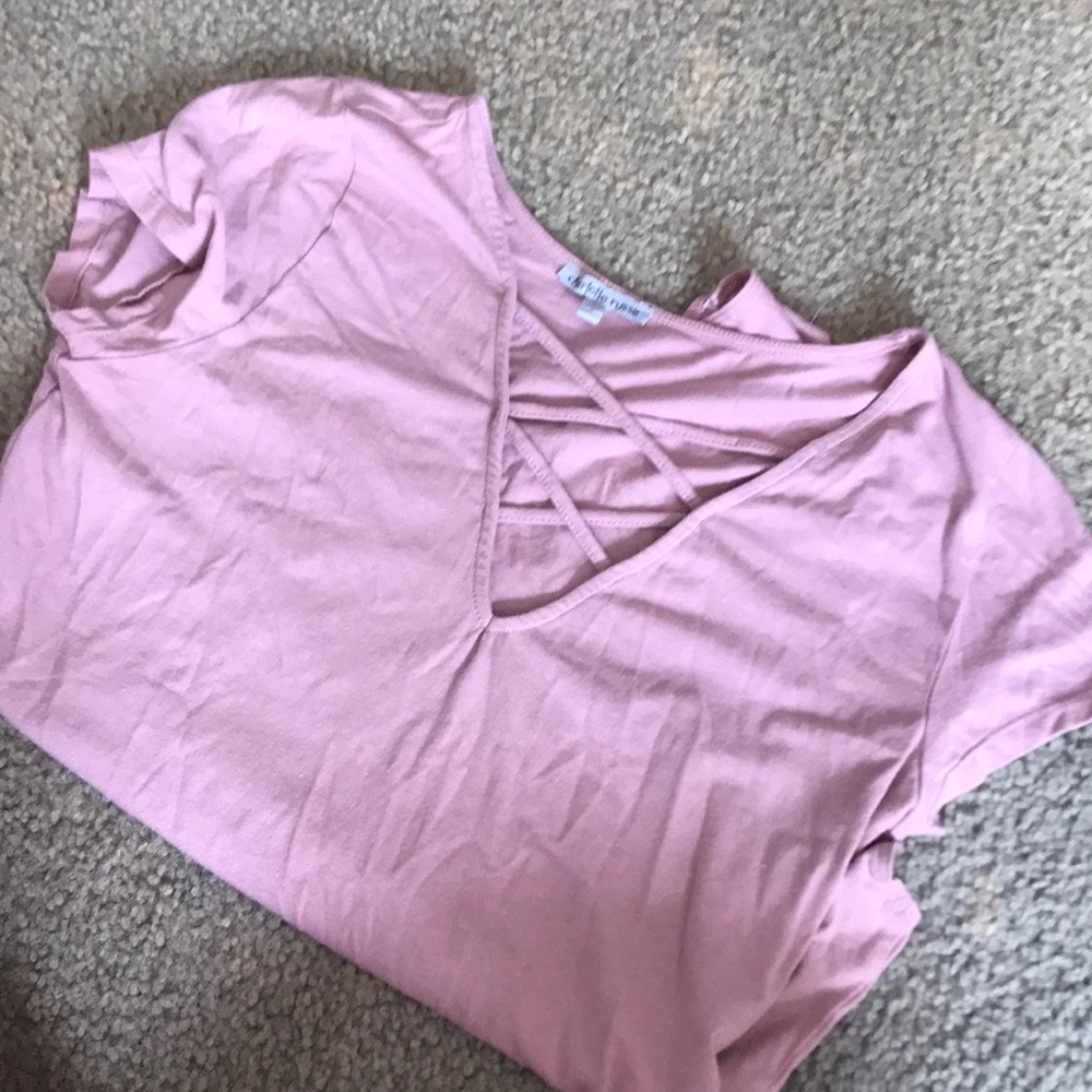 Pink body suit